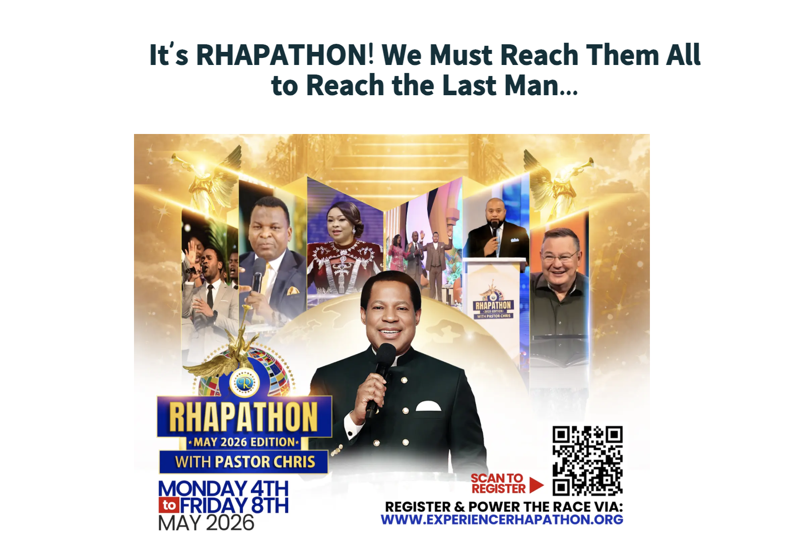 Rhapathon is on the move and you can be part of it.